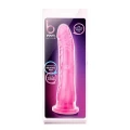 Dildo B YOURS SWEET N HARD 6" różowy, PVC, z mocną przyssawką, do penetracji