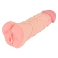 Masturbator TPE Nature Skin 2w1, długość 22,1 cm, średnica 5,7 cm, realistyczny design