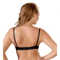 Biustonosz COTTELLI LINGERIE Basic z fiszbinami, regulowane ramiączka, czarny 80C