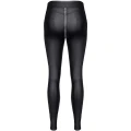 Leginsy wetlook DEMONIQ Kolekcja Silver Touch z odpinanym zamkiem, czarne, XXL