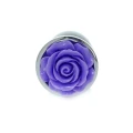 Korek analny – MyLove Toys Jewellery Silver PLUG ROSE, stal nierdzewna, fi 2,7 cm