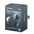 Wibrator nakładany Satisfyer Tap & Climax 2 - podwójna stymulacja, 11 programów wibracji