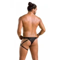 Thong CASMIR MEN 058, czarny XXL/XXXL, Oeko-Tex, trwały, bezzapachowy
