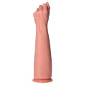 Fist do ekstremalnego fistingowania MONOLITE, PVC, 38 cm długości, przyssawka
