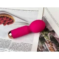 Masażer Mini - Cute Mini Wand Purple, 10 trybów wibracji, wodoodporny, silikonowy