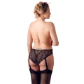Majtki Ouvert 4XL COTTELLI LINGERIE - Powernet, Kwiatowa koronka, Regulowane szelki