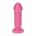 Dildo Gino Pink 10.5 cm, średnia średnica, przyssawka do stabilizacji