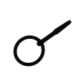 Penis plug silikonowy – Seria No.02, kanał wewnętrzny, długość 8,5 cm, smukły