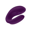 Wibrator partnerski Satisfyer Double Joy + Sexy Secret — Bluetooth, 2 silniki, wodoodporny