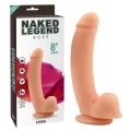 Dildo Boss-Flesh z silikonu, 20.5 cm, wodoodporny, z przyssawką na G-spot