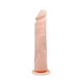 dildo BAILE 24 cm elastyczne, z przyssawką, wodoodporne
