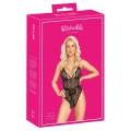 Body z koronką Kissable L/XL, 90% poliester, 10% elastan, bezszwowe miseczki, regulowane ramiączka