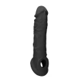 Osłona na penisa - 21,9 cm, Materiał TPE, Realistyczny wygląd i dotyk