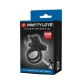 Pierścień wibracyjny, Pretty Love, silikon, 10 funkcji wibracji, podwójny design