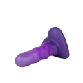 Dildo Mini Unicorn Flow - Spiralna Tekstura, Hipoalergiczny Silikon, Przyssawka Serce