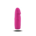 Dildo strap-on Pink, regulowany pas, realistyczny, silikonowy, 10 cm