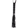 Pejcz z koralikami EXTREME by HIDDEN DESIRE, skóra PU, długość 60 cm
