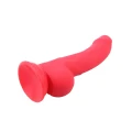 Dildo Carl.L - Red, płynny silikon, realistyczne wrażenia, przyssawka.