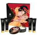 Zestaw do masażu intymnego Shunga - Geisha's Secret, 5 miniatur, truskawkowy zapach