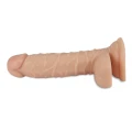 Dildo - Real Extreme 7,5 cala, wodoodporne, 3 prędkości wibracji, przyssawka