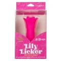 Masażer zewnętrzny Lily Licker - Mini, silikonowy, 10 trybów wibracji, wodoodporny IPX6