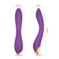 Wibrator ergonomiczny Flamingo Purple, 9 trybów wibracji, wodoodporny, silikonowy
