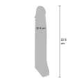 Sleeve powiększający TOYJOY Get Real, TPE, 22.5 cm długości, rozmiar XLarge, transparentny
