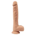 Dildo Zeus – 21 cm, silikon ultra soft, 7 trybów wibracji, pilot bezprzewodowy