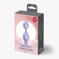 Korek analny B Balls Duo – podwójna kulka, silikonowy, 13 cm