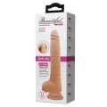 Dildo BAILE BW-008038NR, 11'' z przyssawką, TPR, wodoodporny, cielisty