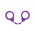 Kajdanki silikonowe Lola Games Suppression, medyczny silikon, długość 30 cm, fioletowe