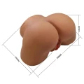 Masturbator 3D Crazy Bull Gretana, 30cm, gęsty materiał TPE, intensywna tekstura