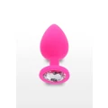 Korek analny TOYJOY Diamond Booty Jewel, silikon, długość 9 cm, średnica 4 cm