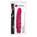 Wibrator realistyczny Dorcel Jelly Boy, 22 cm, magenta, wodoodporny