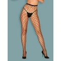 Rajstopy kabaretki OBSESSIVE, 90% nylon, 3SKnit, Multistretch, S/M/L