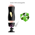 Masturbator dwustronny CyberSkin® 7 funkcji wibracji, masaż 24,8 cm