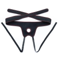 Szelki strap-on polyesterowe, regulowane, z pierścieniem O 1,5 cala, uniwersalne