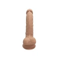 Dildo SilexD Model 1, 18 cm, silikon podwójnej gęstości, z przyssawką