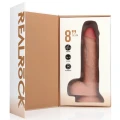 Dildo RealRock® z wibracjami, rotacją i przyssawką - 20,5 cm, realistyczny wygląd
