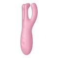 Wibrator lay-on Satisfyer Threesome 4, 12 programów, silikon medyczny, wodoodporny