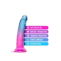 Dildo B Yours Beautiful Sky, 7,5 cala, przyssawkowy, gradientowy design, PVC
