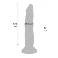 Dildo TOYJOY Get Real, 19 cm, realistyczny, mocna przyssawka, bez ftalanów