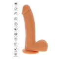 Dildo Magnetyczny TOYJOY, Silikon, 19.5 cm, Ruch Pulsacyjny, Kompatybilny z Pasem