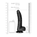 Dildo Real Rock - Zakrzywione, Realistyczne, Z Przyssawką, 8