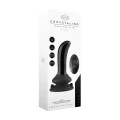 Wibrator szklany Chrystalino - 10 prędkości, z przyssawką, zdalne sterowanie