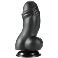 Dildo PVC INFERNO Fat Boys 19 cm, średnica 7 cm, z przyssawką, kompatybilny z uprzężą