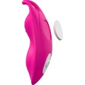 Masażer erotyczny z pilotem, 9 trybów wibracji, wodoodporny, silikon medyczny, różowy