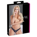 Halka ouvert COTTELLI LINGERIE z perełkami, czarna, zmysłowa, elegancka, S
