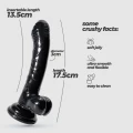 Dildo Crushious Hudini, 17,5 cm długości, elastyczny, przyssawka, wodoodporny