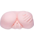 Masturbator wibrujący Double Pleasure, 2.2 kg, realistyczny materiał, intensywne wibracje